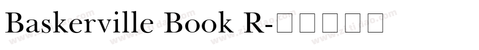 Baskerville Book R字体转换